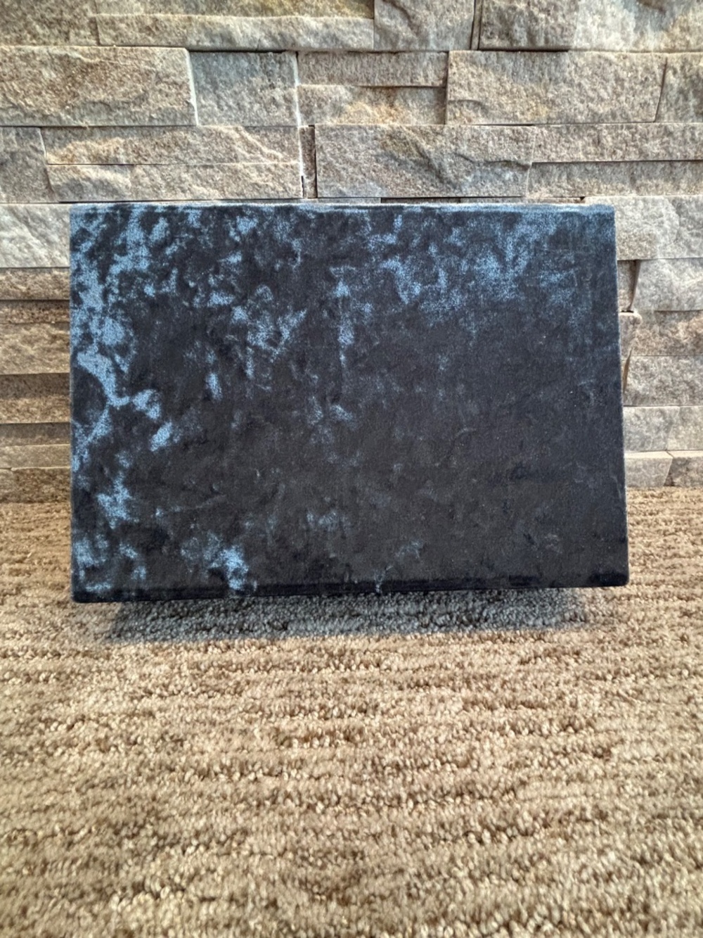 Blue Velvet Keepsake/Storage Box - Picture 3 of 7